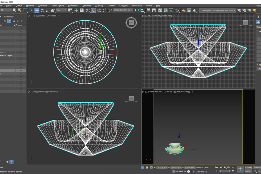 Autodesk 3ds Max: Интерьер комнаты (5481)