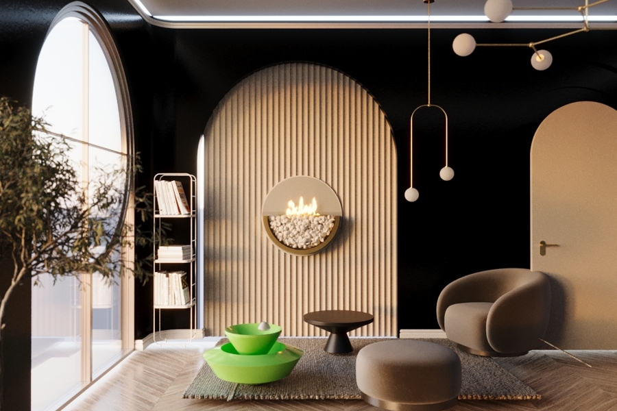 Autodesk 3ds Max: Интерьер комнаты (5471)