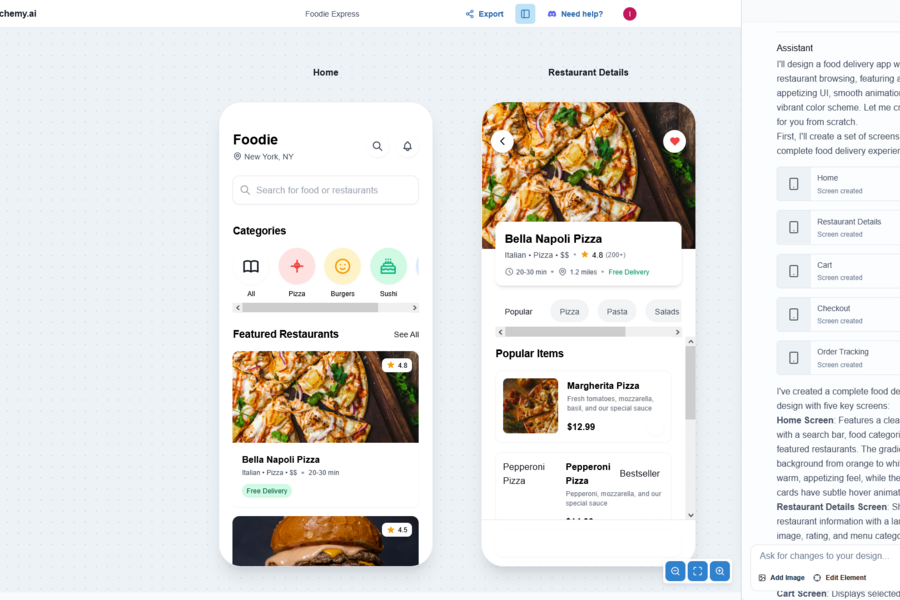 Appalchemy AI: мобильное приложение для ресторанов (5534)
