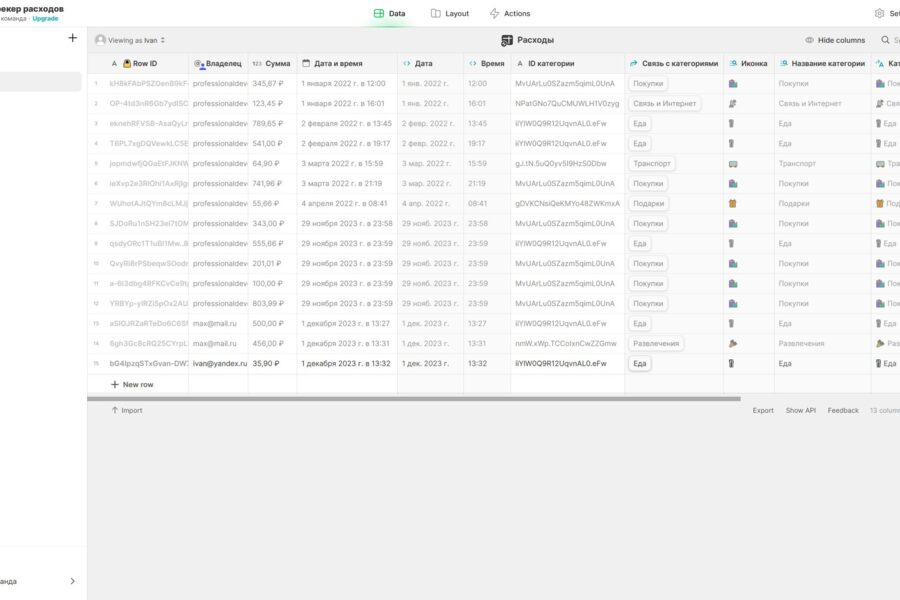Glide: трекер расходов с аналитикой (5556)