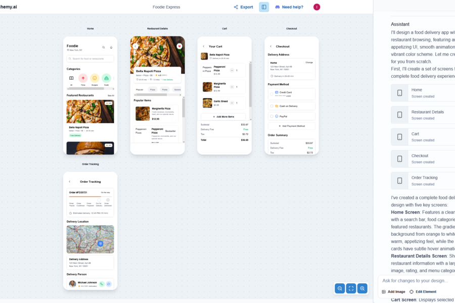 Appalchemy AI: мобильное приложение для ресторанов (5537)