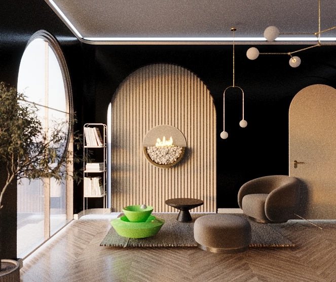 Autodesk 3ds Max: Интерьер комнаты (5472)