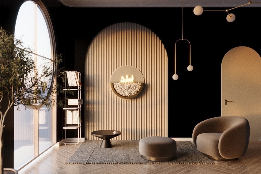 Autodesk 3ds Max: Интерьер комнаты (5470)