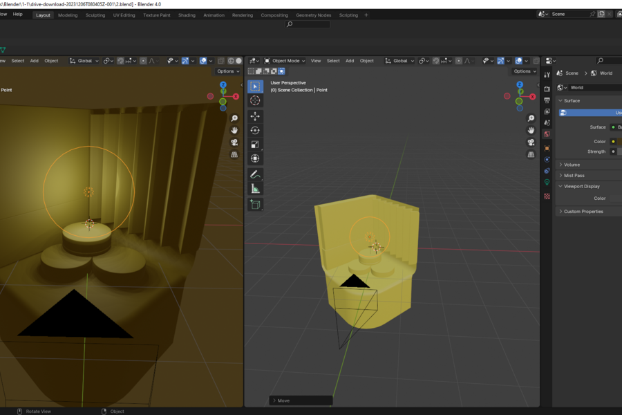 Blender 3D: Наушники. Реклама JBC. (5465)