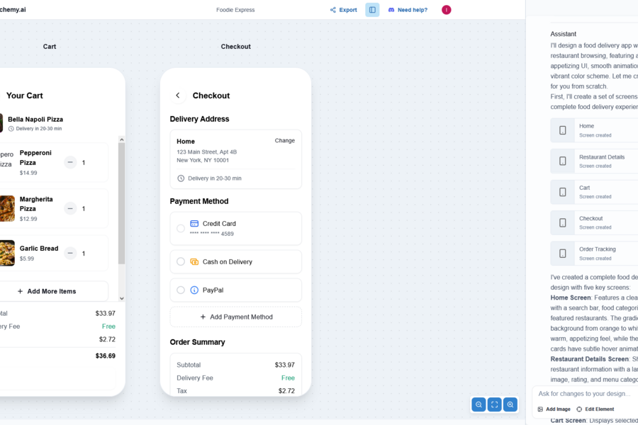 Appalchemy AI: мобильное приложение для ресторанов (5535)