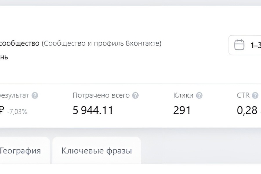 Таргетированная реклама в вк. (6107)