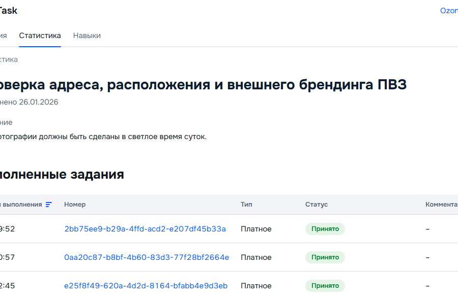 Проверка адреса, расположения и внешнего брендинга ПВЗ (6881)