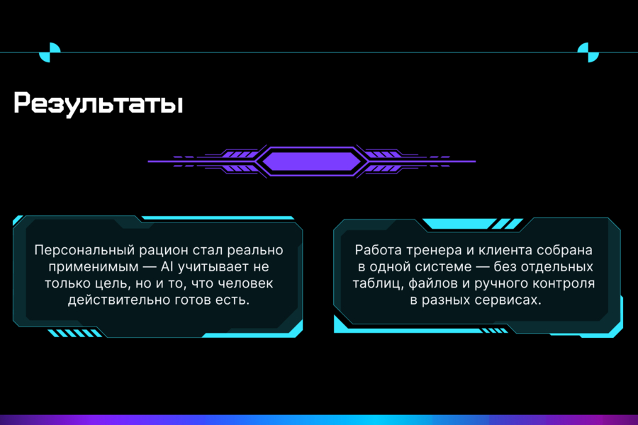 AI-платформа питания — персональный рацион как прокачка персонажа (6503)