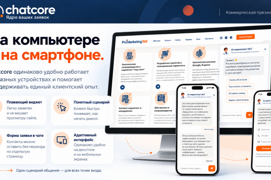 AI-консультант для сайта, который общается с клиентом + Telegram-bot (7451)